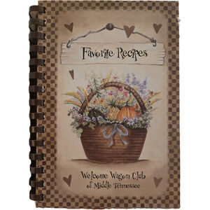 Favorite Recipes Welcome Wagon Club Middle Tennessee Spiral Hardcover Southern